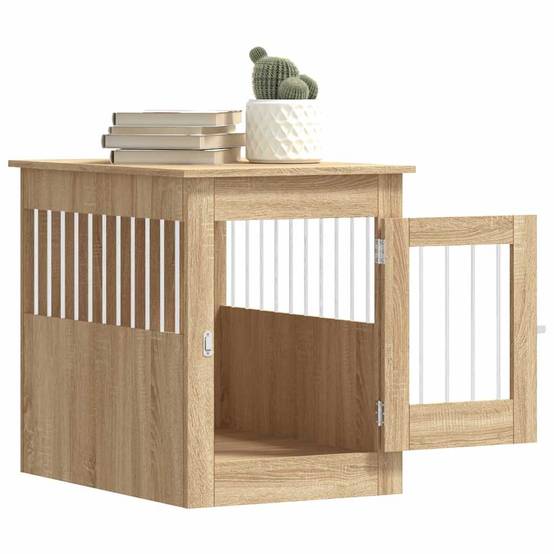 Niche plastique bois et acier marron 55 x 80 x 68 cm - Prolenta premium p355.1 - Image 5