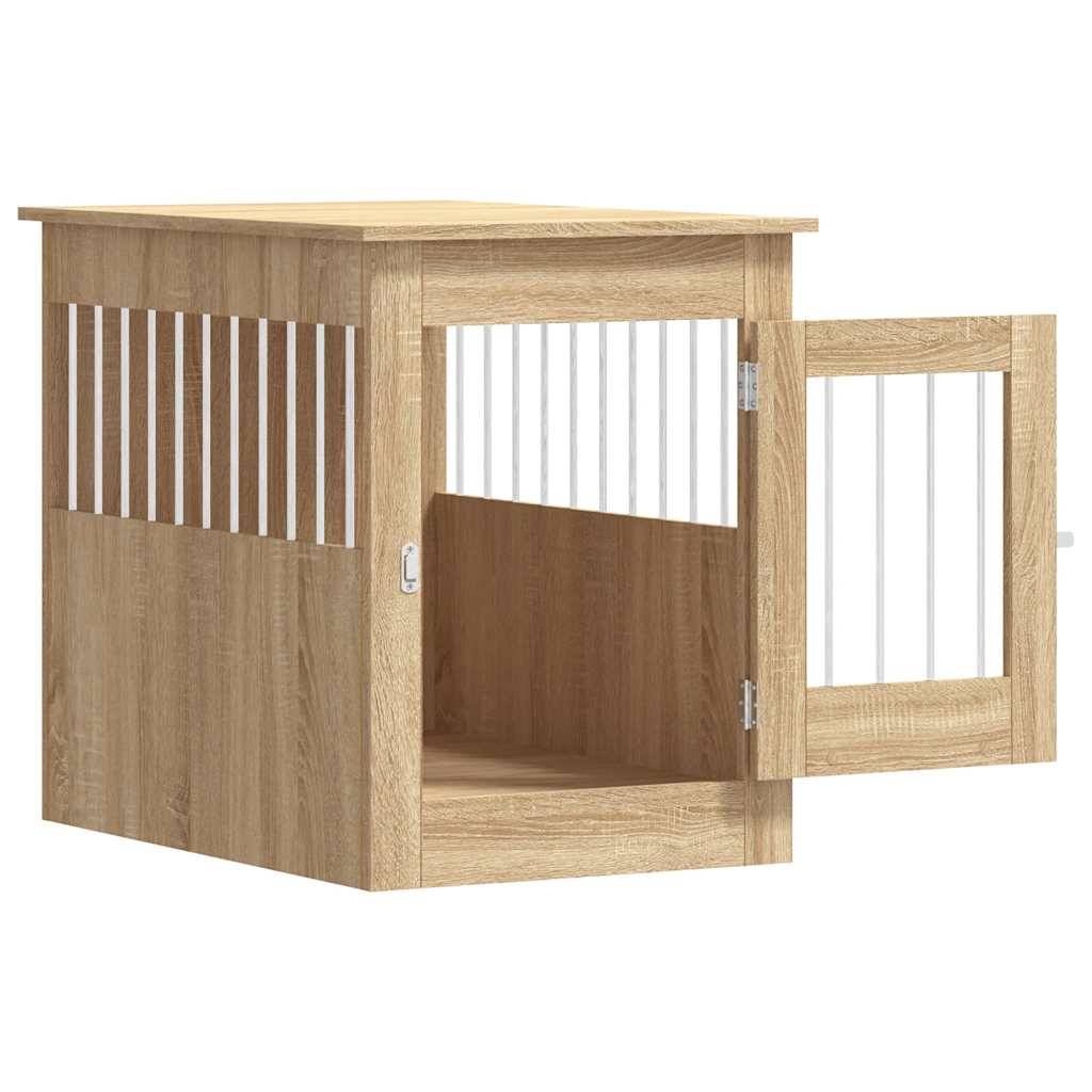 Niche plastique bois et acier marron  55 x 80 x 68 cm  - Prolenta premium p355.1 - Image 6