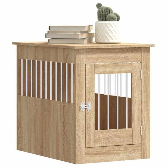 Niche plastique bois et acier marron 55 x 80 x 68 cm - Prolenta premium p355.1 - Image 4