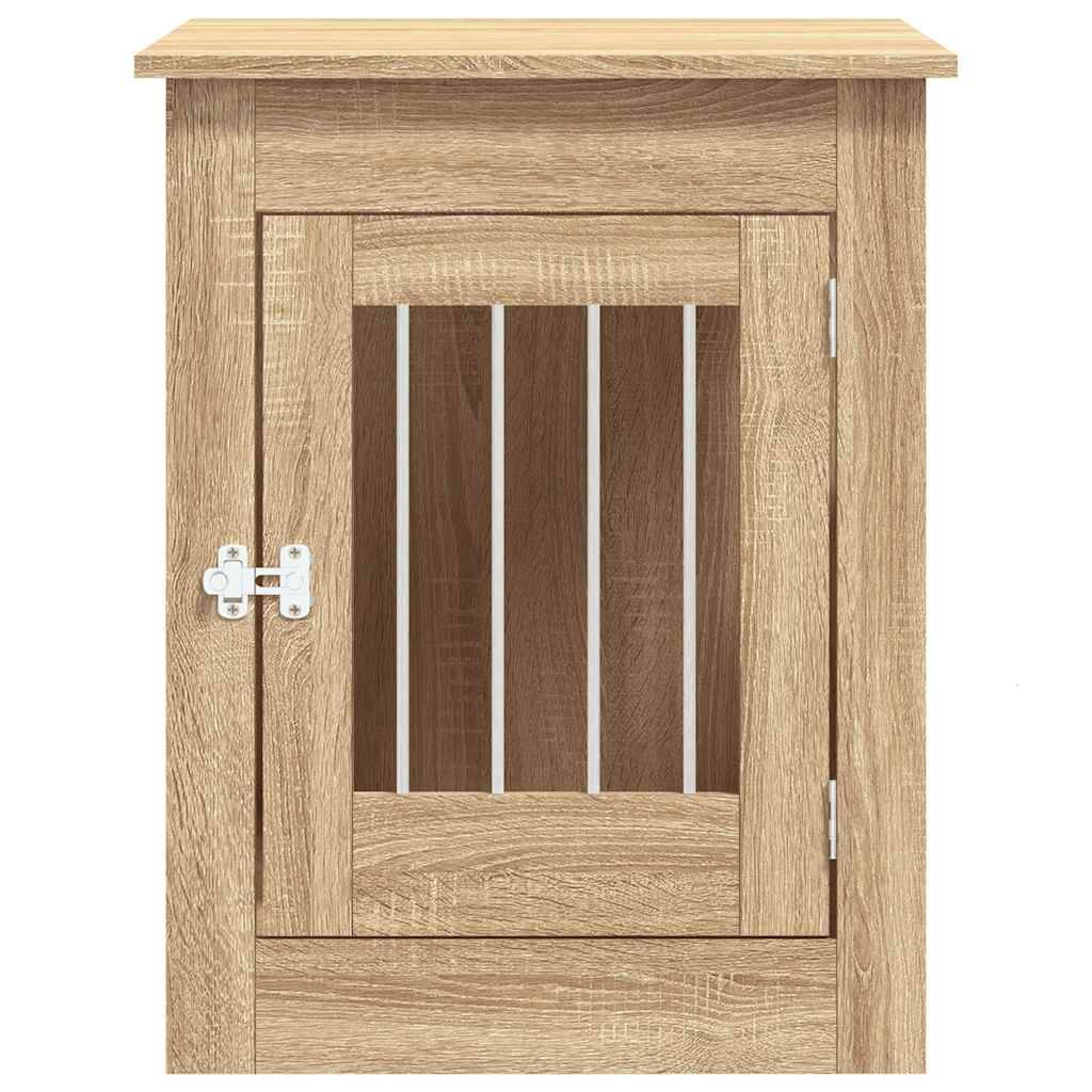 Niche plastique bois et acier marron  55 x 80 x 68 cm  - Prolenta premium p355.1 - Image 7