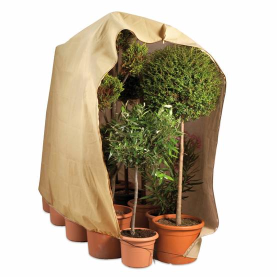 Housse d'hivernage large pour plante 120 x 180 Beige - Image 1
