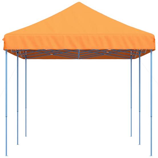 Tente de réception acier orange 580 x 292 x 315 cm - PANGIVO - Image 5