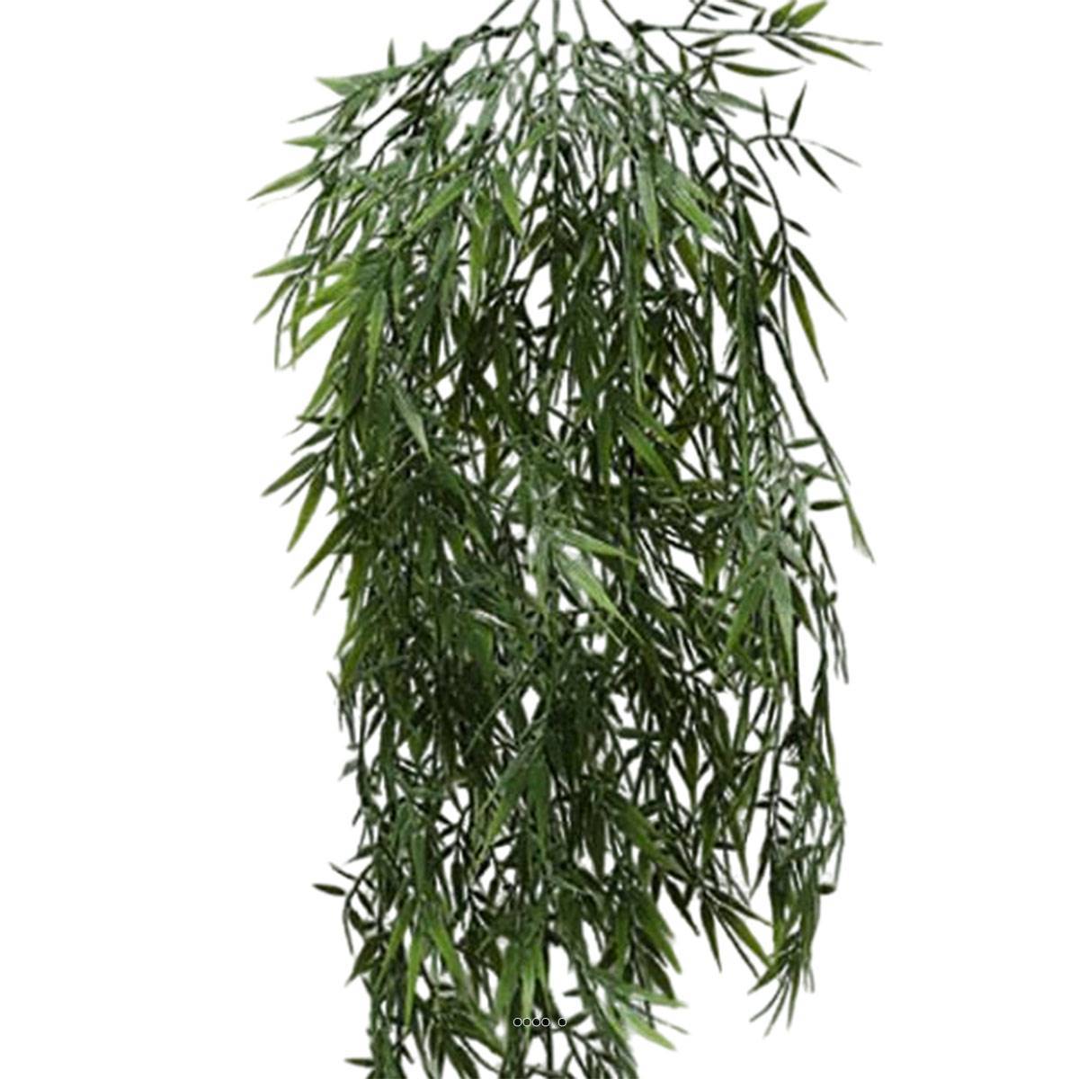 Chute de saule artificiel L 102 cm en plastique vert - Image 3