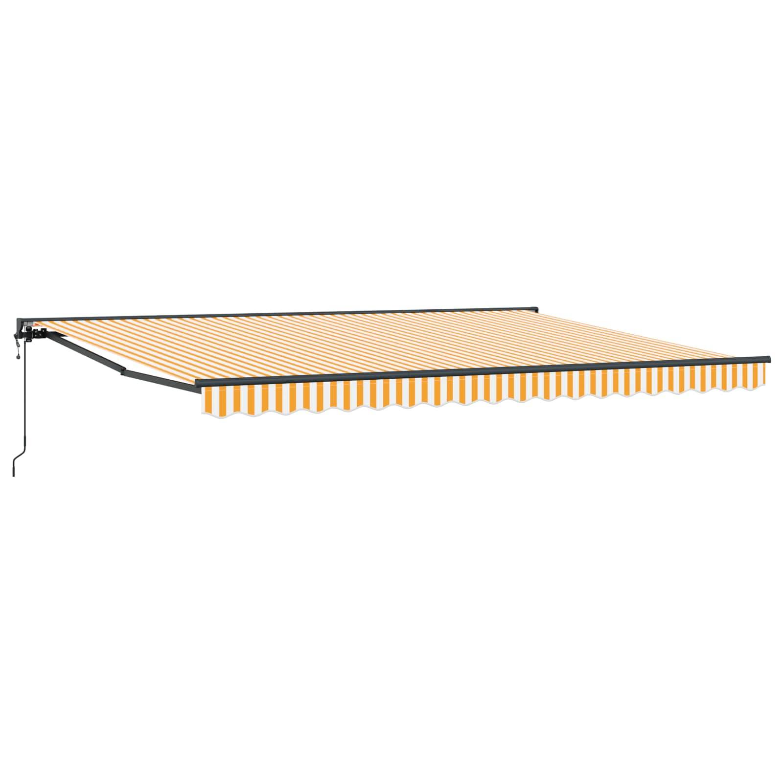 Vidaxl - Auvent rétractable électrique Jaune, Blanc, Anthracite vidaXL 3421182 - Image 2