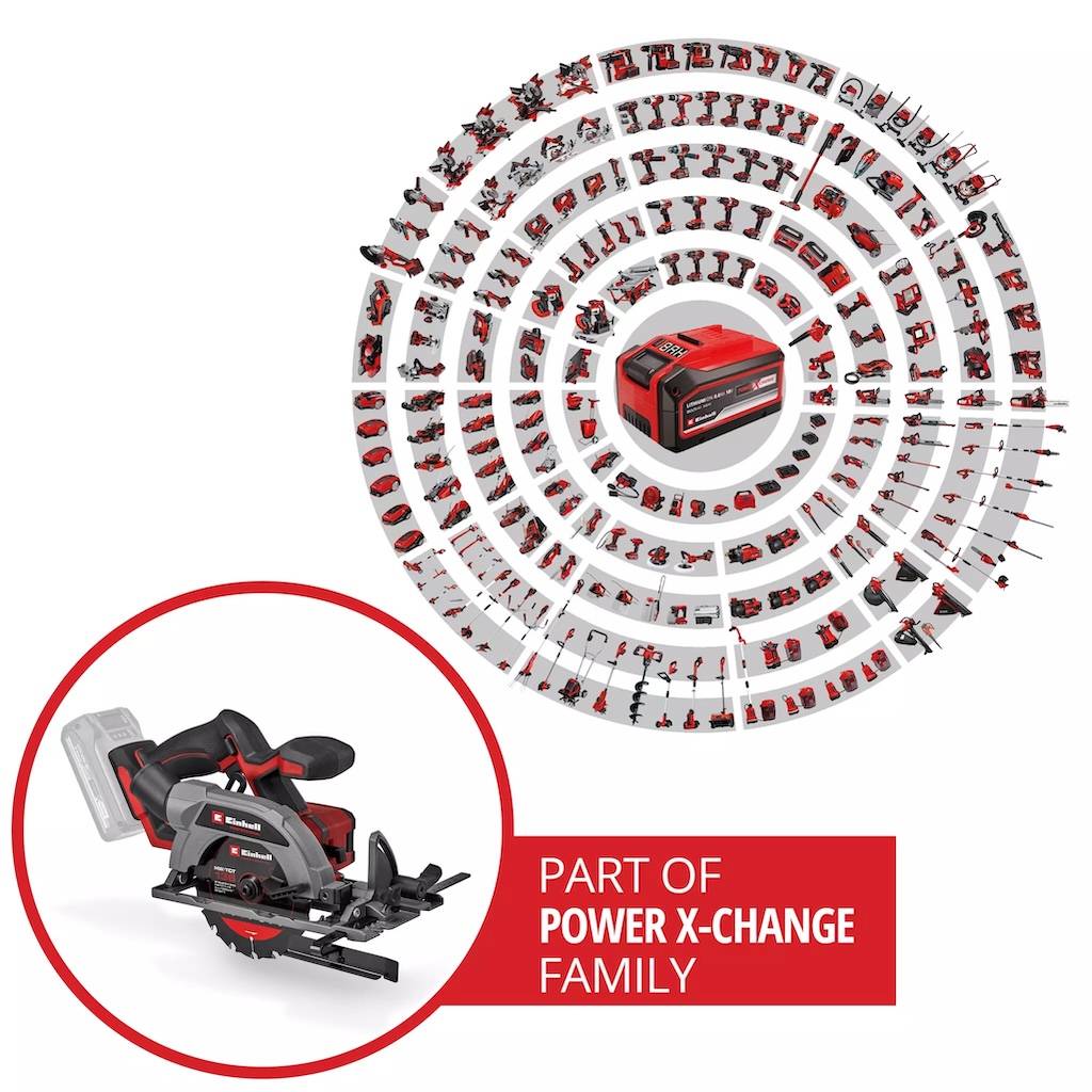 Einhell - Scie circulaire portative sans fil - TP-CS 18/136-C Li BL-Solo - Ø 136 mm - Profondeur de coupe 51 mm - Brushless - Einhell - Image 3