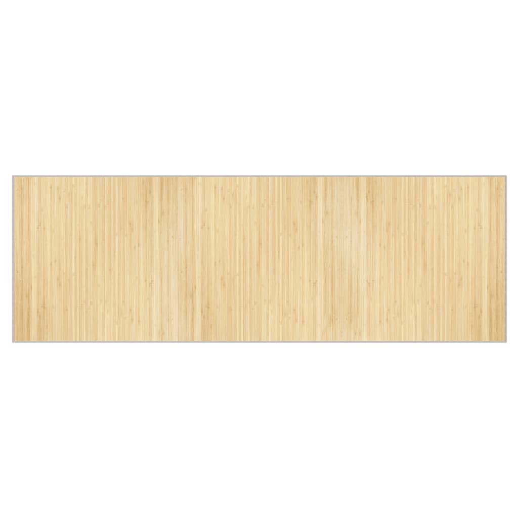 Tapis de Sol en Bambou Clair Très Grande Taille pour Intérieur Lumineux Naturel Clair 100x300 cm – ComfortXL Outdoor Living - Image 2