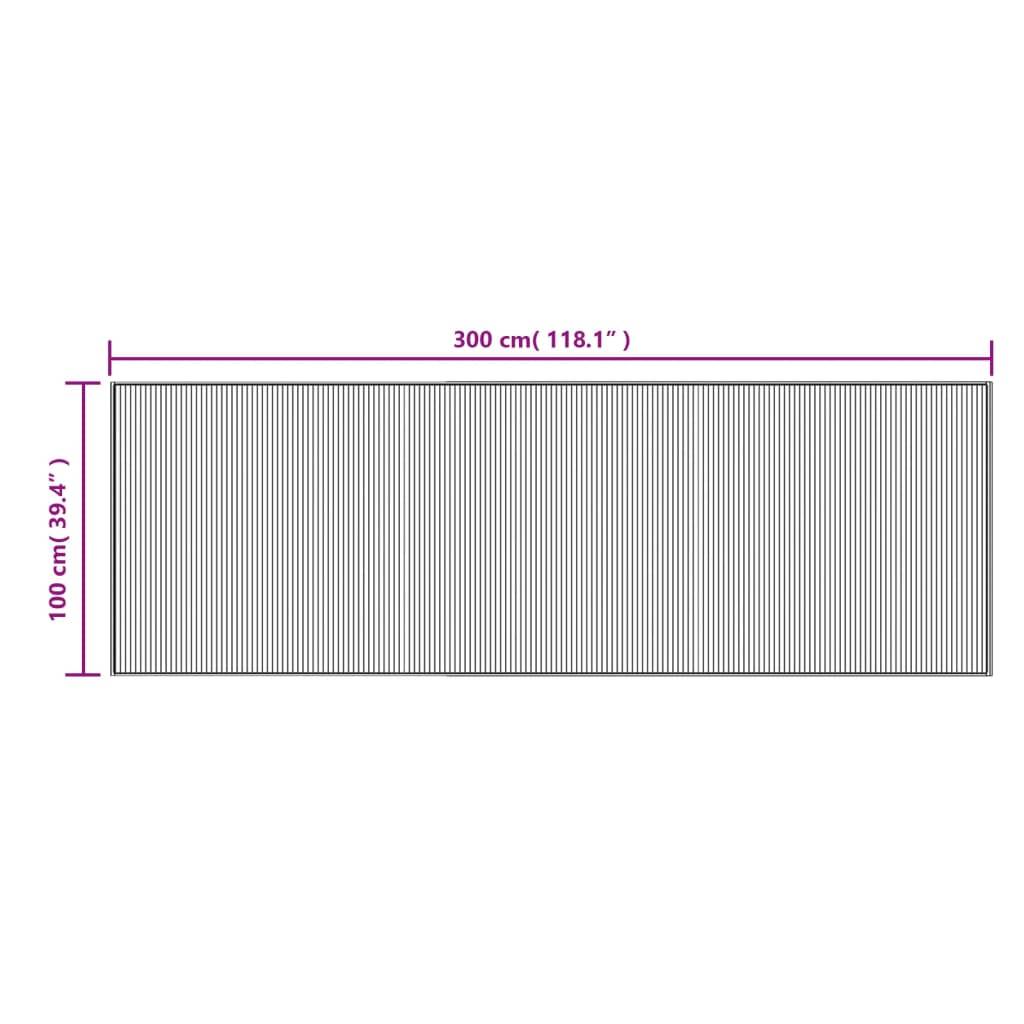 Tapis de Sol en Bambou Clair Très Grande Taille pour Intérieur Lumineux Naturel Clair 100x300 cm – ComfortXL Outdoor Living - Image 8