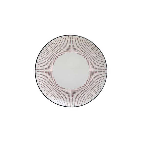 Service de Table 18 Pièces "Lunis" 27cm Rouge - Image 2