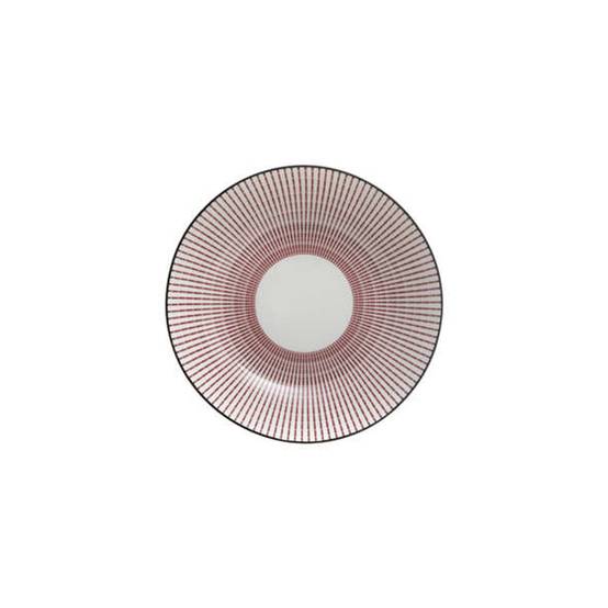 Service de Table 18 Pièces "Lunis" 27cm Rouge - Image 3