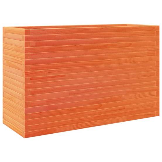 Vidaxl - Jardinière-Pot de fleur-Bac à fleurs cire marron 110x40x68,5 cm bois de pin massif - Image 2