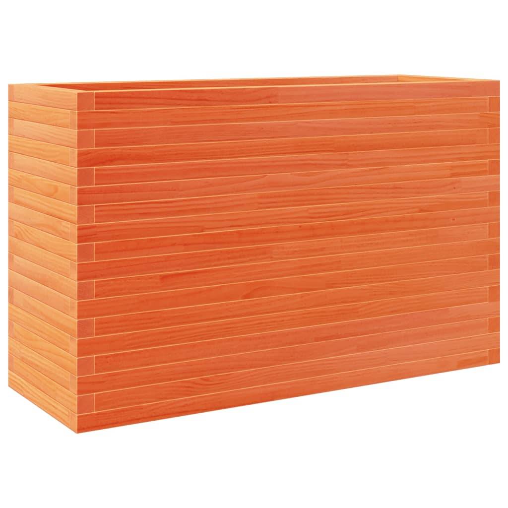 Vidaxl - Jardinière-Pot de fleur-Bac à fleurs cire marron 110x40x68,5 cm bois de pin massif - Image 5