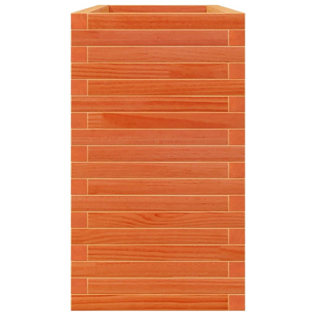 Vidaxl - Jardinière-Pot de fleur-Bac à fleurs cire marron 110x40x68,5 cm bois de pin massif - Image 6