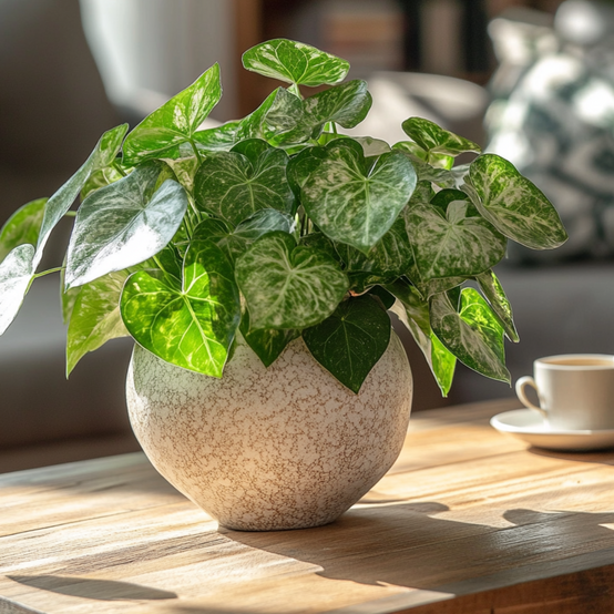Plant In A Box - Patte-d'oie - Set de 2 - Syngonium podophyllum 'Pixie' - Hauteur 25-40cm - ⌀12cm - Image 3