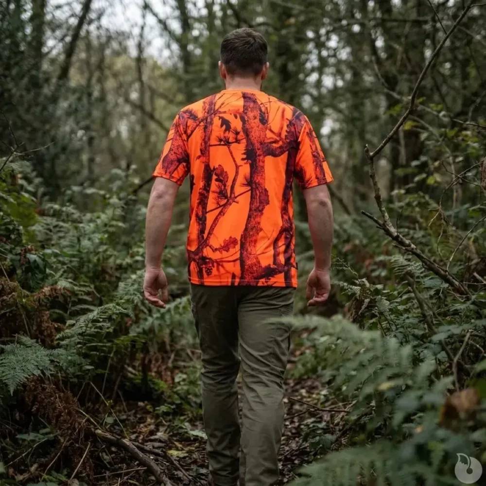 T-shirt Percussion camouflage Ghost Camo Blaze&black Percussion Taille M - Image 3