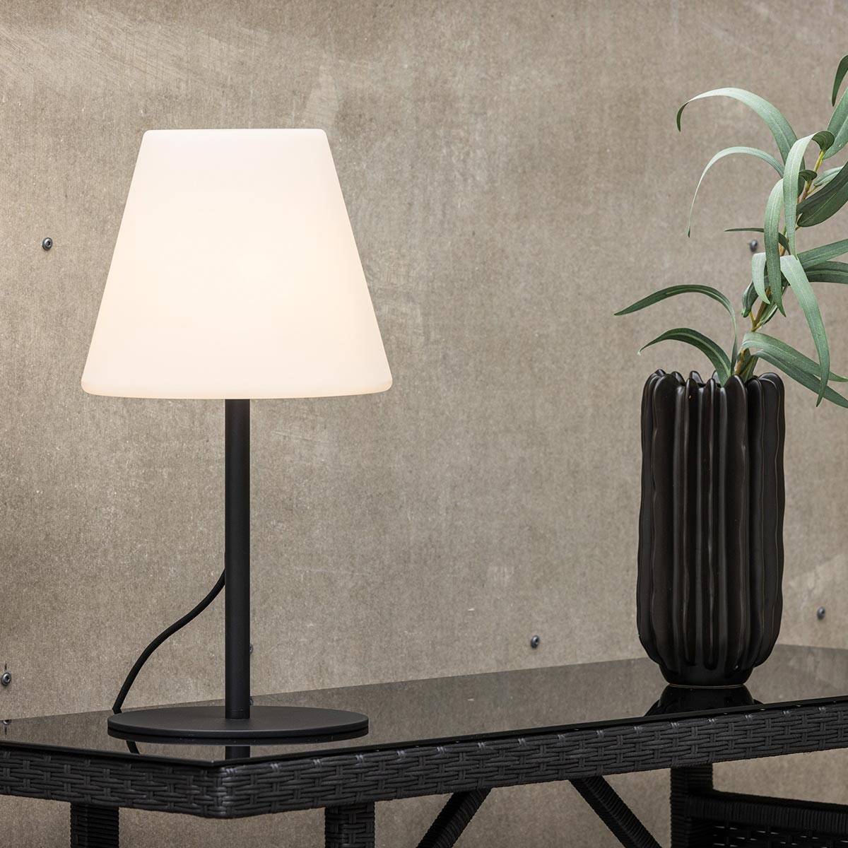 Paris Prix - Lampe à Poser d'Extérieur "Moris" 52cm Noir - Image 2