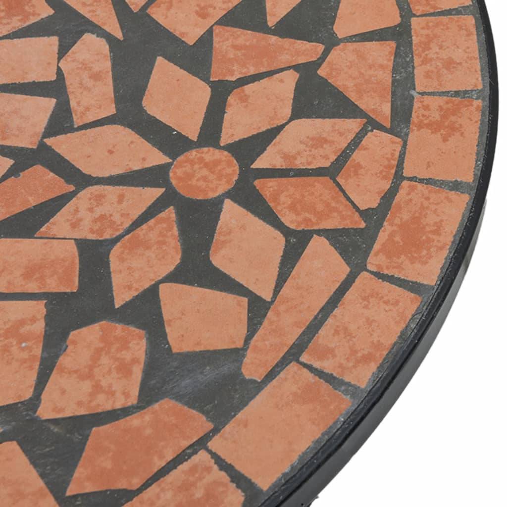Maison Chic - Table de jardin - Table de bistro mosaïque terre cuite Ø50x70 cm céramique HL916 - Image 7