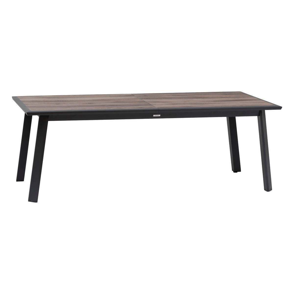 Hesperide - Table de jardin extensible "Pavane" graphite & pécan 12 places en aluminium traité époxy Hespéride - Image 2