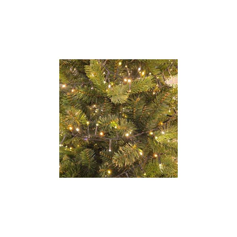 Lotti - Guirlande compacte BOA 20,5m 1000 LED blanc chaud & ambré, câble vert, minuterie extérieur Lotti - Image 3