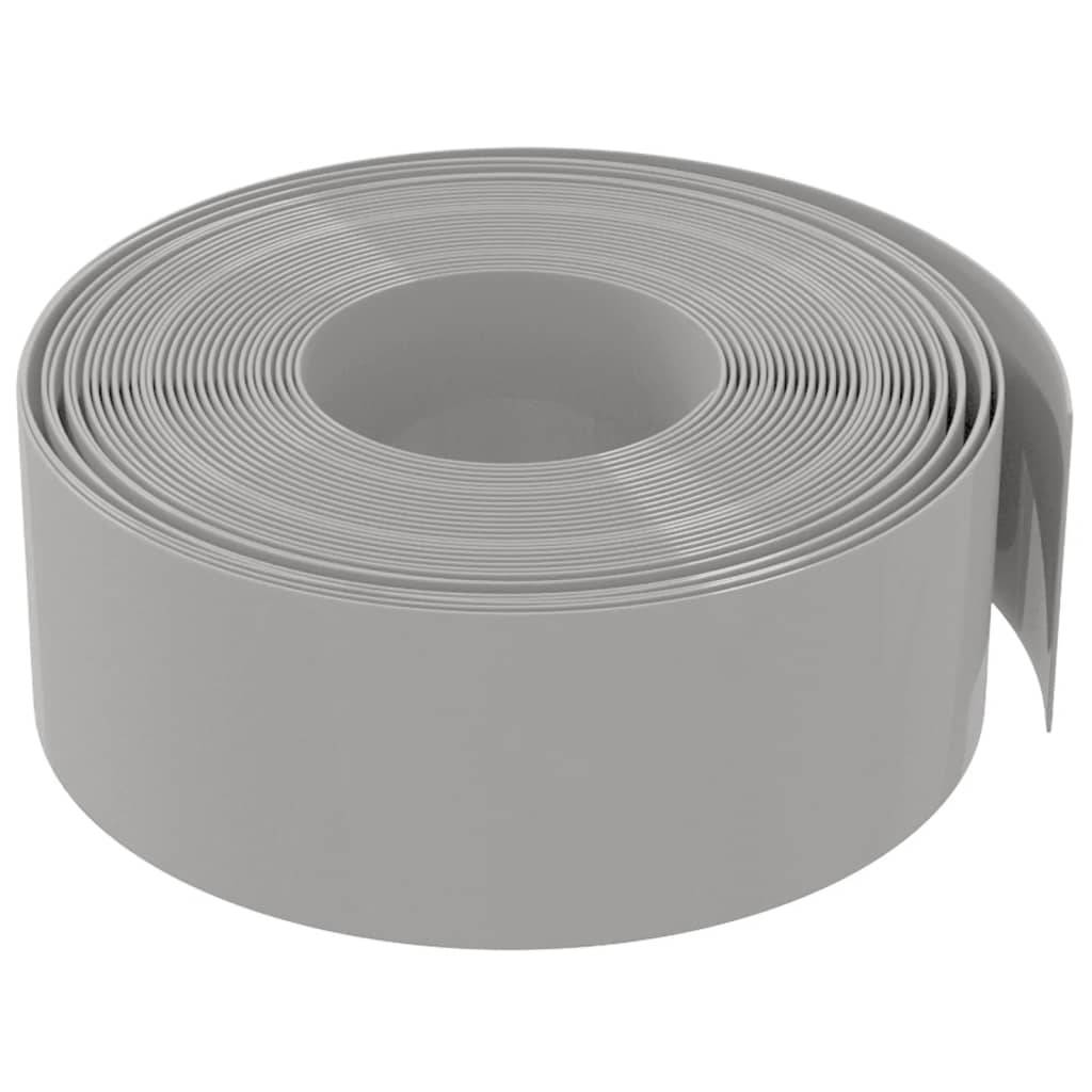 Bordure jardin flexible plastique PE aménagement allées bassins 3pcs 10mx20cm gris - ComfortXL Outdoor Living - Image 5