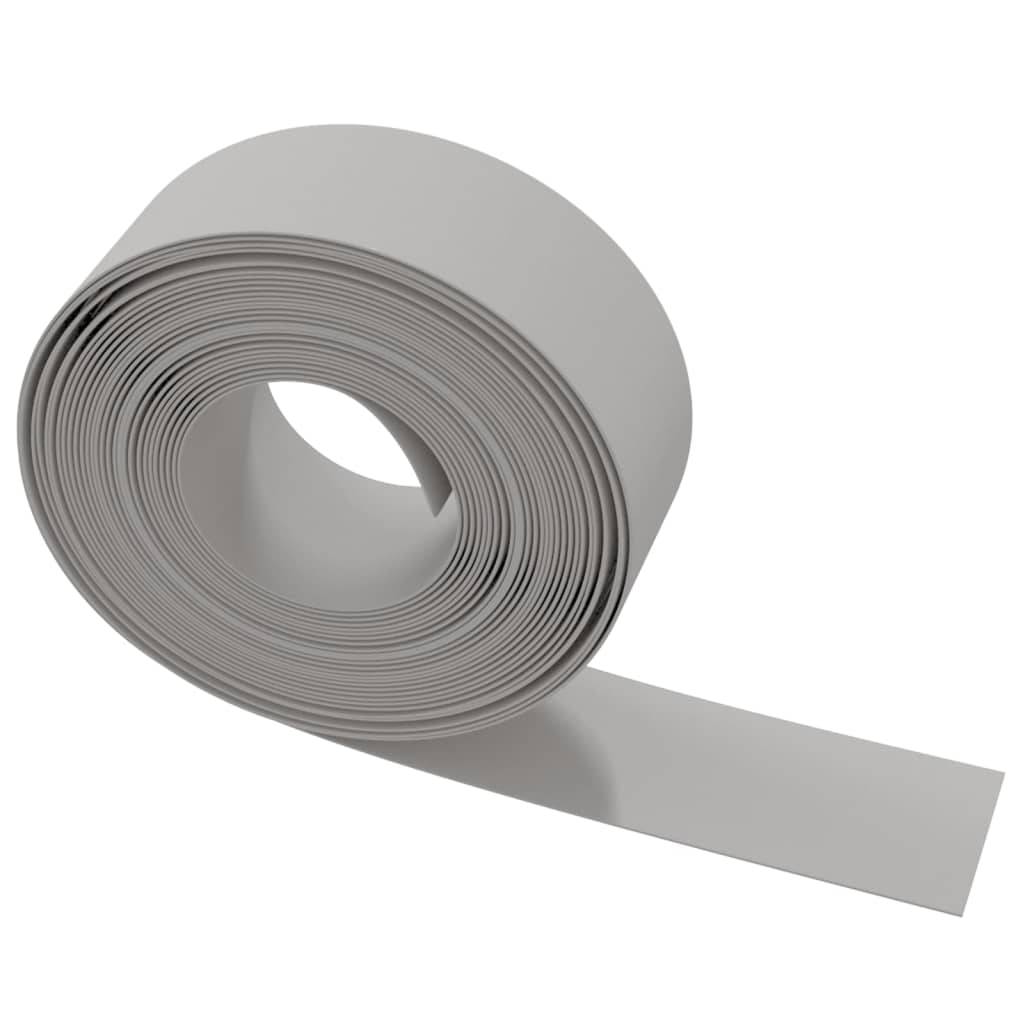 Bordure jardin flexible plastique PE aménagement allées bassins 3pcs 10mx20cm gris - ComfortXL Outdoor Living - Image 4