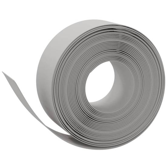 Bordure jardin flexible plastique PE aménagement allées bassins 3pcs 10mx20cm gris - ComfortXL Outdoor Living - Image 3