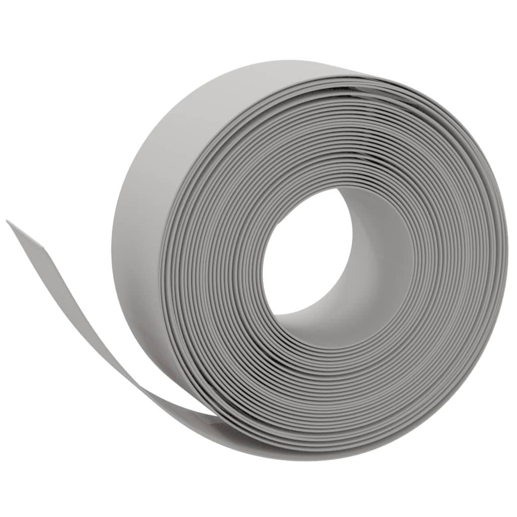 Bordure jardin flexible plastique PE aménagement allées bassins 3pcs 10mx20cm gris - ComfortXL Outdoor Living - Image 3