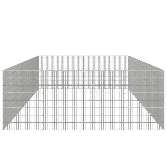 Vidaxl - Enclos pour animaux en liberté 24panneaux 54x80cm fer galvanisé vidaXL 3321347 - Image 6