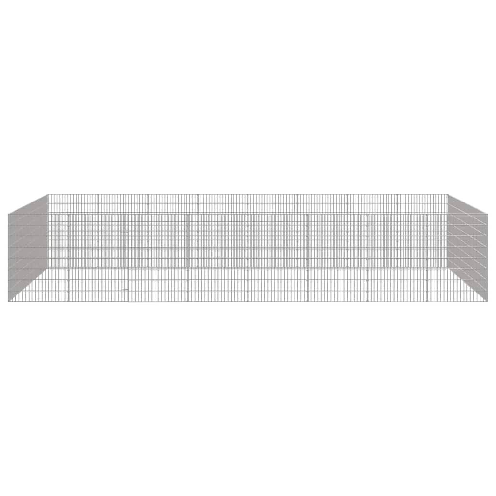 Vidaxl - Enclos pour animaux en liberté 24panneaux 54x80cm fer galvanisé vidaXL 3321347 - Image 5