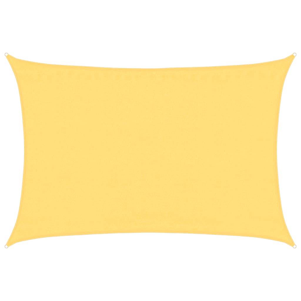 Voile d'ombrage PEHD beige 3,5 x 4,5 m - PANGIVO