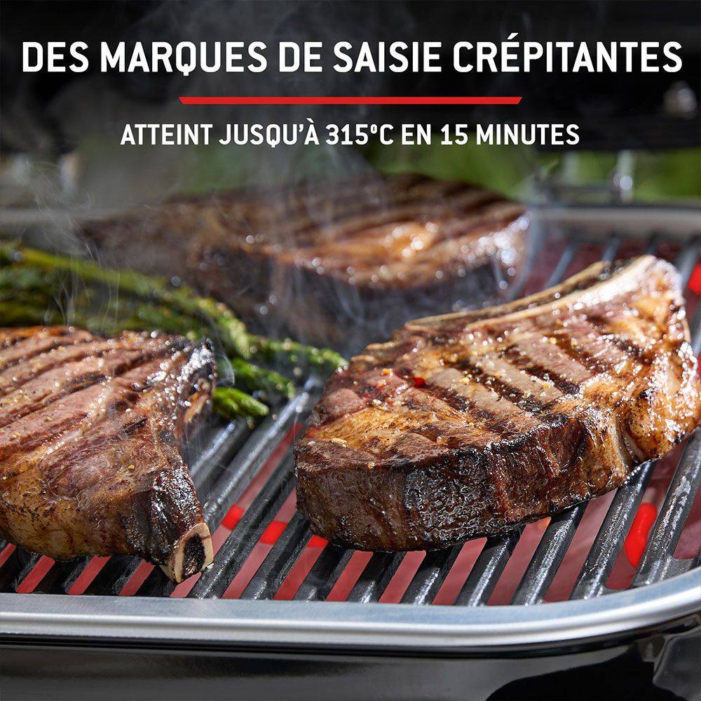 Barbecue électrique Lumin Compact + Support - Noir - Image 6