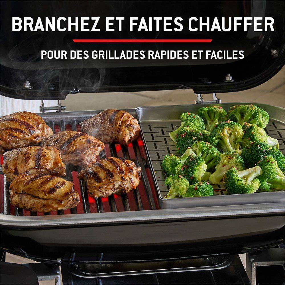 Barbecue électrique Lumin Compact + Support - Noir - Image 5