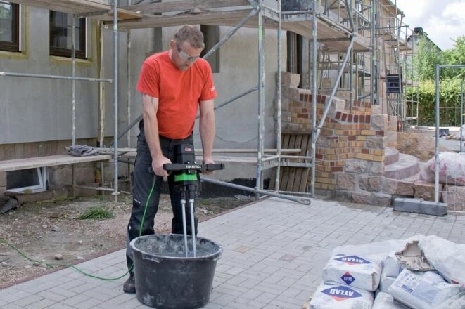 Malaxeur D.230 mm pour ciment béton peinture colle DIAM - EZR24RRL - Image 2