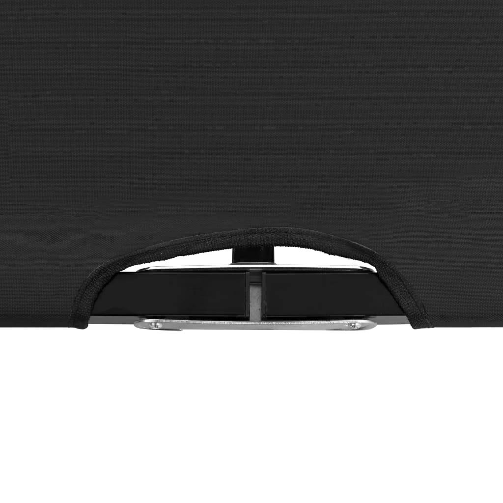 Helloshop26 - Lit de camping double meuble d'extérieur pliable 2 places noir acier - Image 5