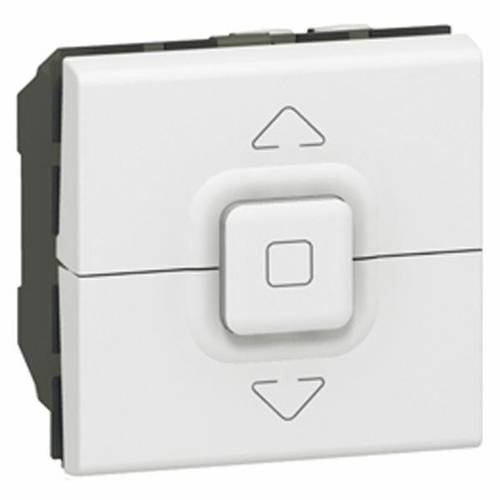 Legrand - Interrupteur de volets roulants 500W maximum MOSAIC 2 modules blanc - LEGRAND - 077026 - Image 1