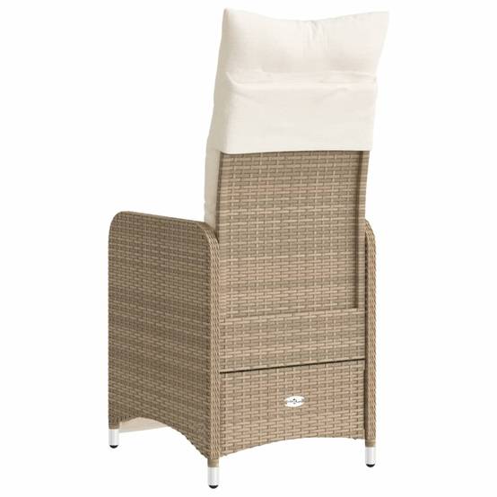 Chaise bois composite 2 places rotin beige 54,5 x 58,5 x 92 cm - Prolenta premium p3162.1 - Image 6