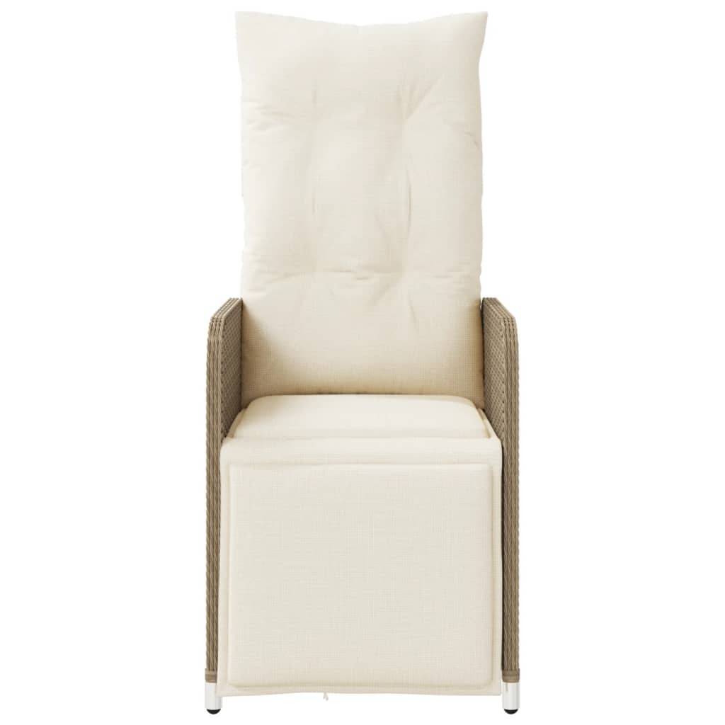 Chaise bois composite 2 places rotin beige  54,5 x 58,5 x 92 cm  - Prolenta premium  p3162.1 - Image 4