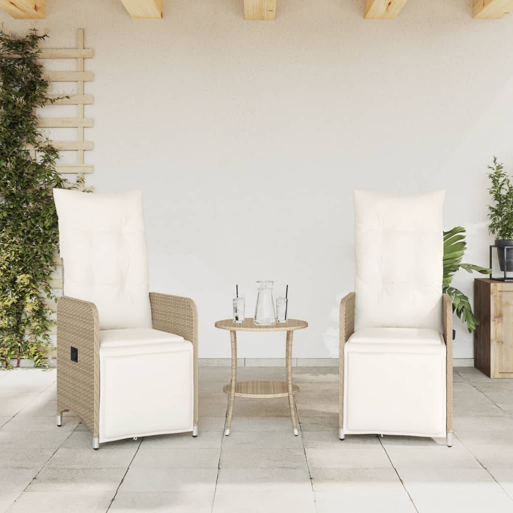 Chaise bois composite 2 places rotin beige  54,5 x 58,5 x 92 cm  - Prolenta premium  p3162.1 - Image 3