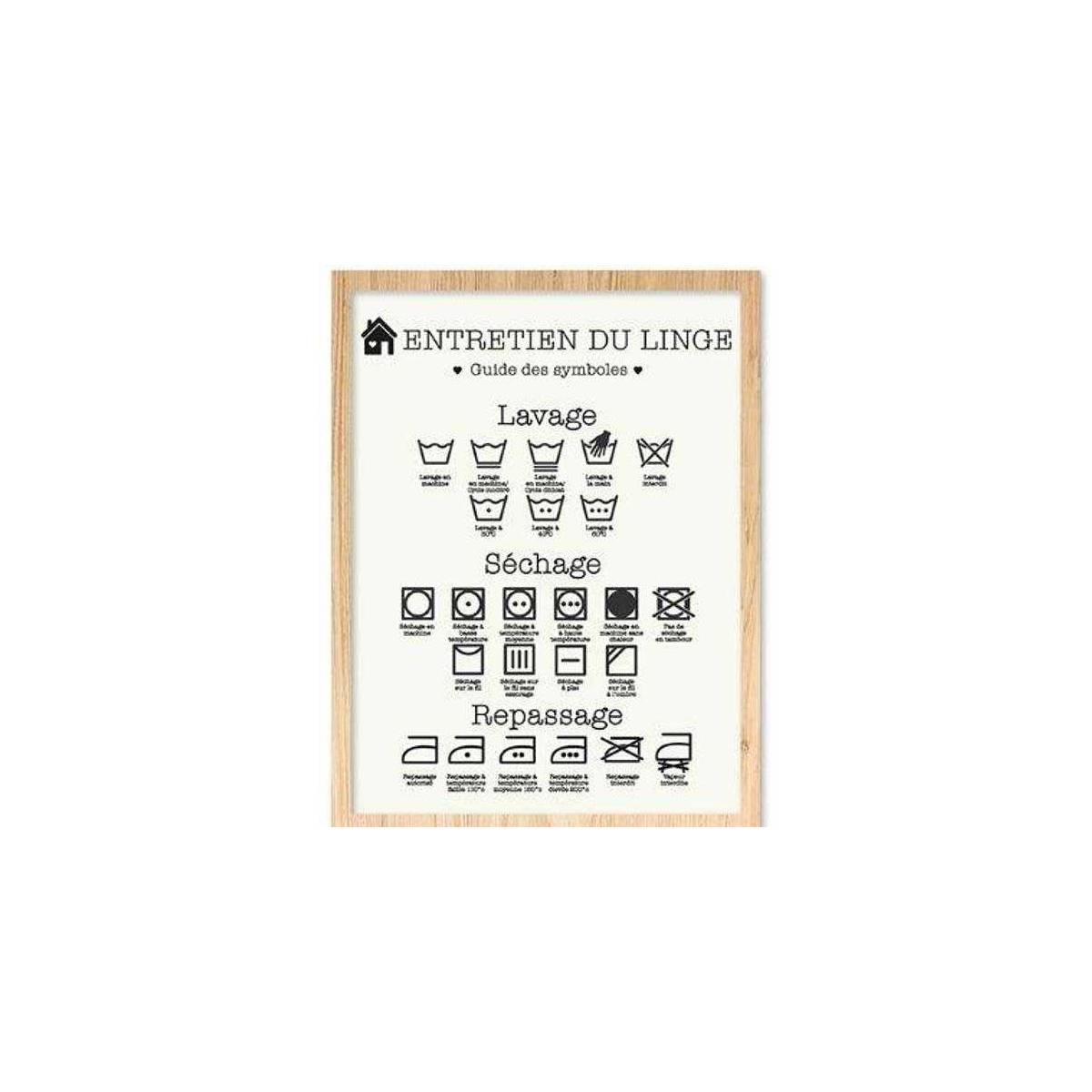 Sil - Cadre guide Entretien du linge