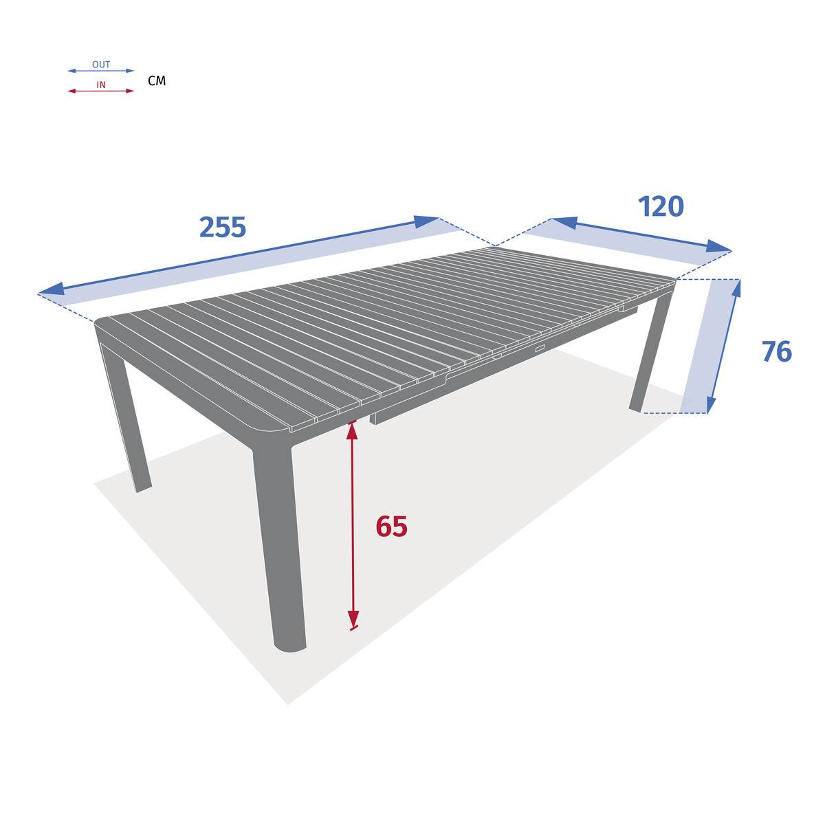 Hesperide - Table de jardin extensible "Paradize" acacia 12 places - Hespéride - Image 7
