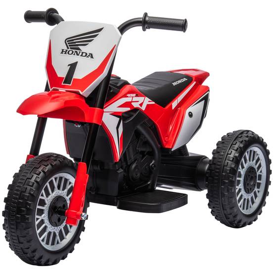 Moto électrique enfant Honda, 3 km/h, sons, 18-36 mois, rouge - Image 2