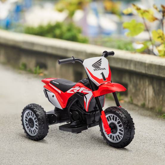 Moto électrique enfant Honda, 3 km/h, sons, 18-36 mois, rouge - Image 4