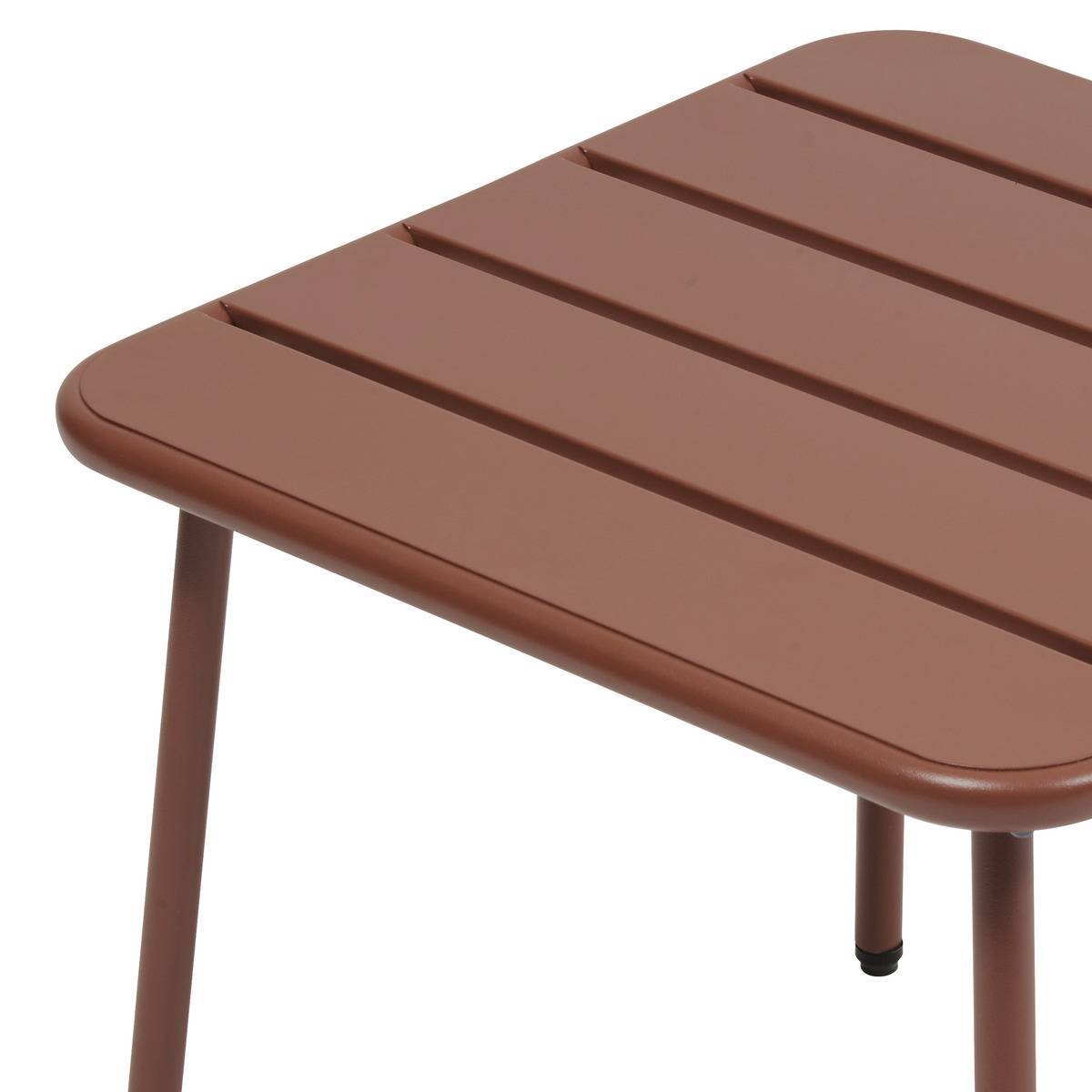 Hesperide - Table basse de jardin Phuket 45x45cm acajou - Hespéride - Image 3