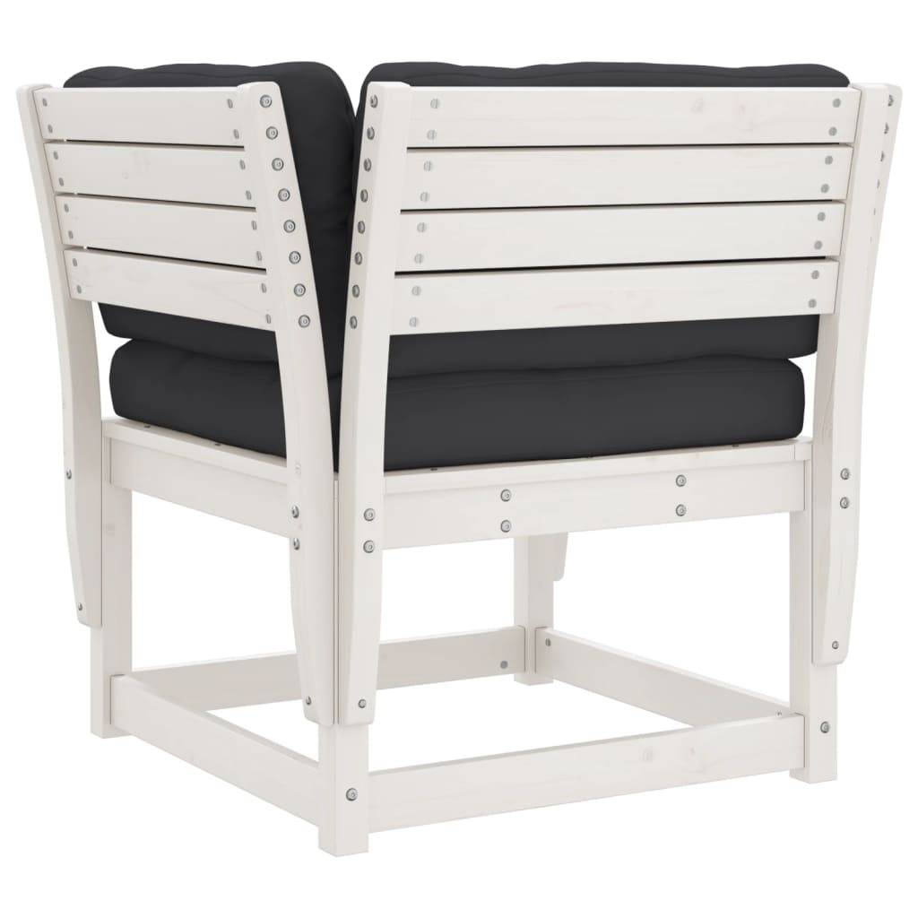 Prolenta Premium - Banc de jardin Blanc 73 X 83 cm - Prolenta Premium - Image 7