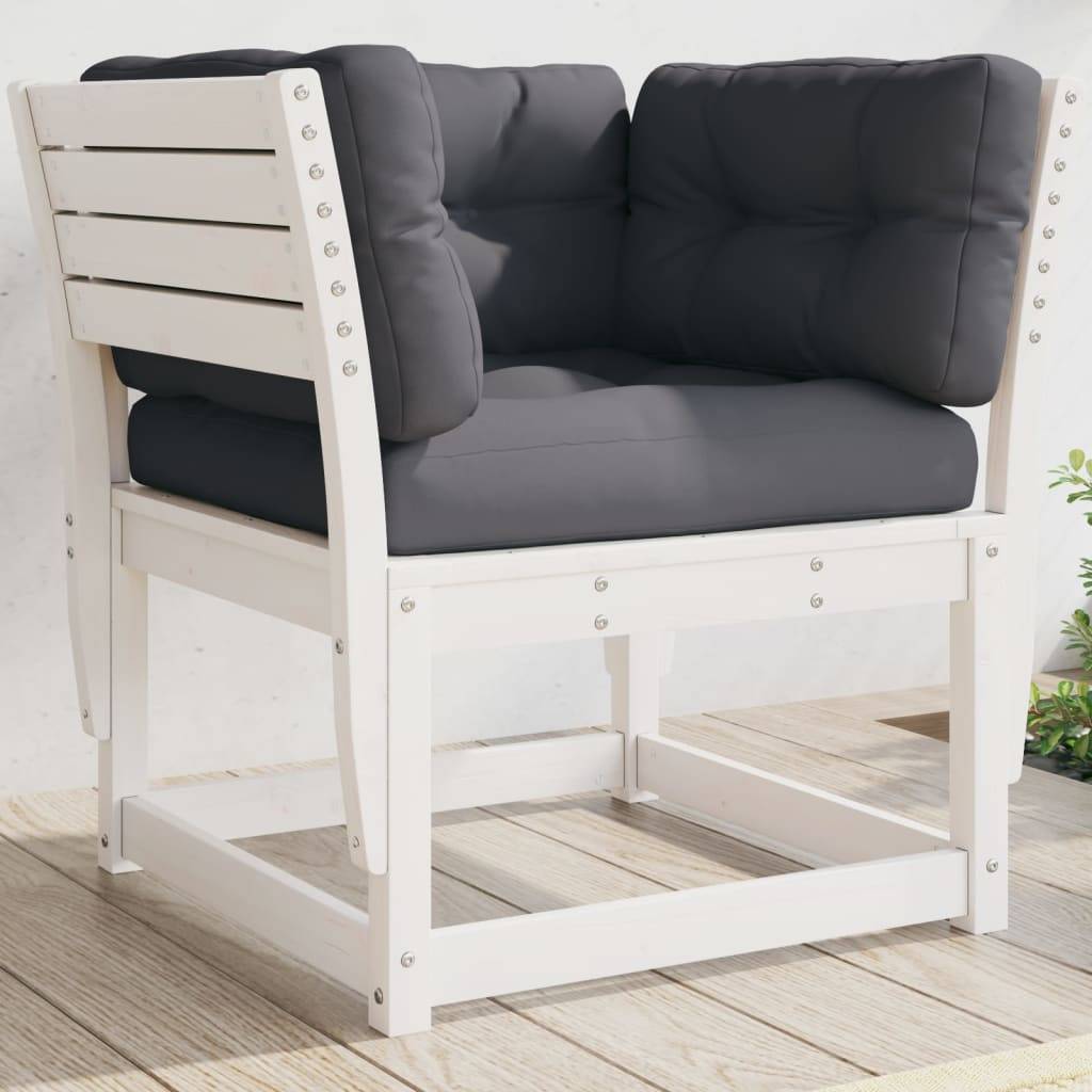 Prolenta Premium - Banc de jardin Blanc 73 X 83 cm - Prolenta Premium - Image 1