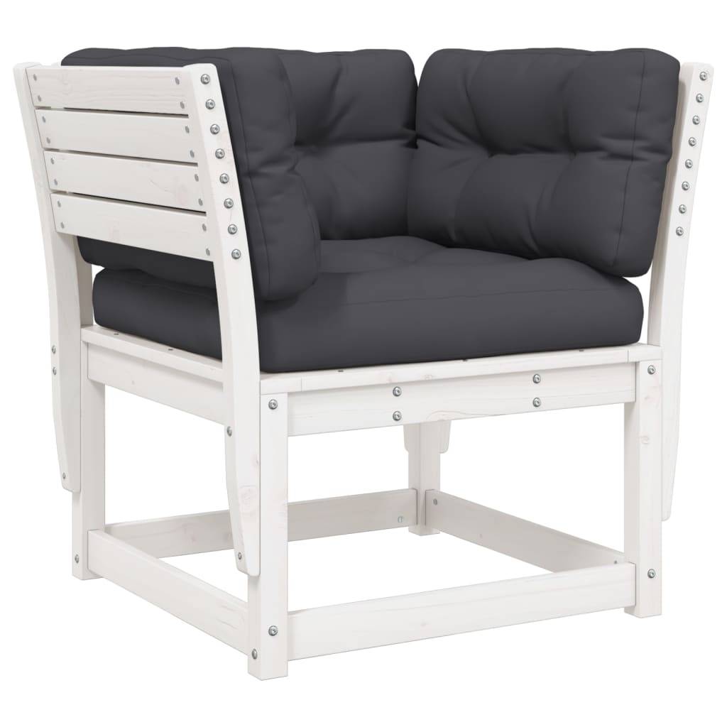Prolenta Premium - Banc de jardin Blanc 73 X 83 cm - Prolenta Premium - Image 2
