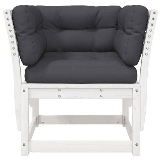 Prolenta Premium - Banc de jardin Blanc 73 X 83 cm - Prolenta Premium - Image 5