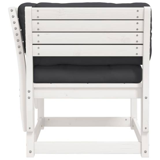 Prolenta Premium - Banc de jardin Blanc 73 X 83 cm - Prolenta Premium - Image 6