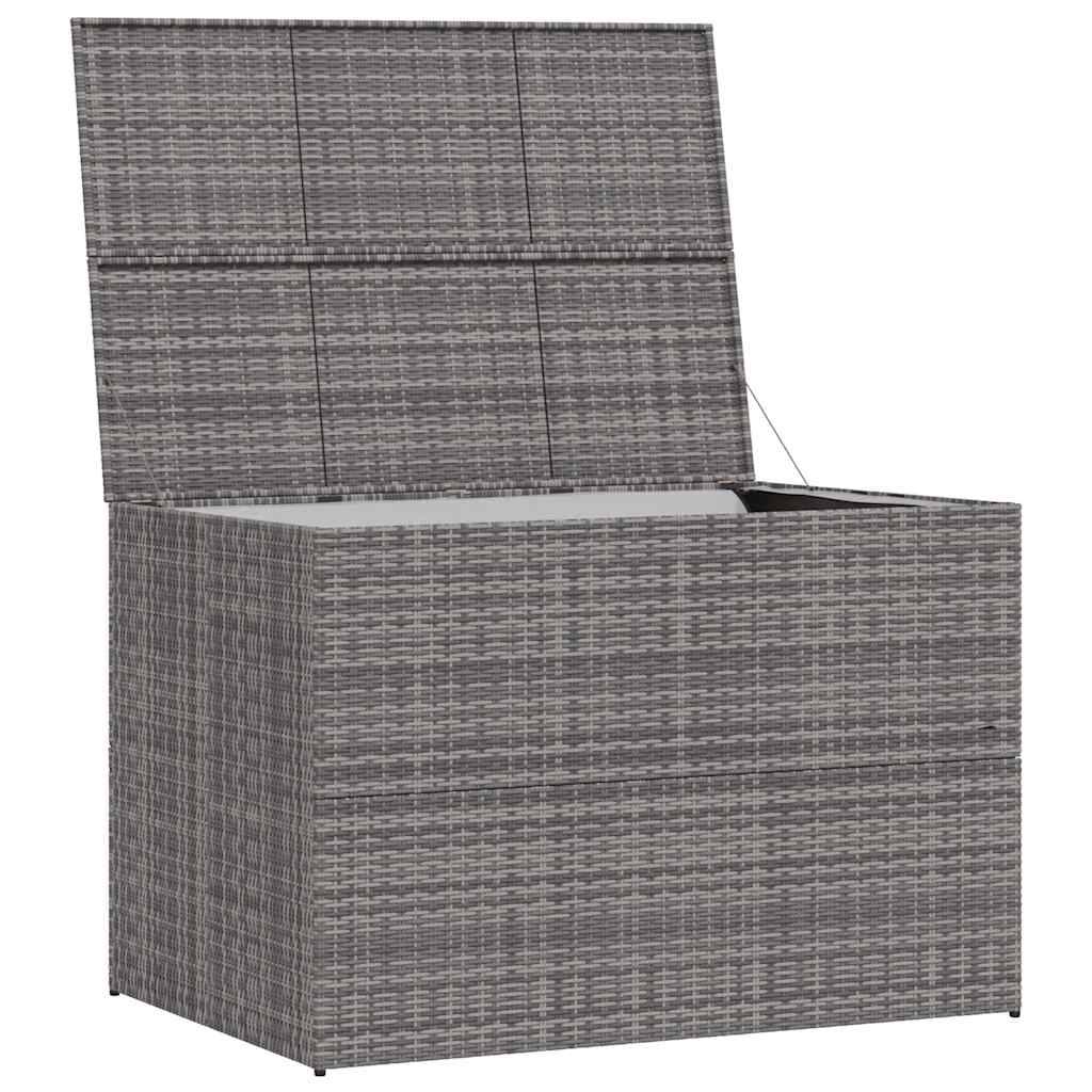 ComfortXL - Grande Boîte de Rangement Jardin Résine Tressée Imperméable XXL Extérieur Gris 150x100x100 cm – ComfortXL Outdoor Living - Image 5