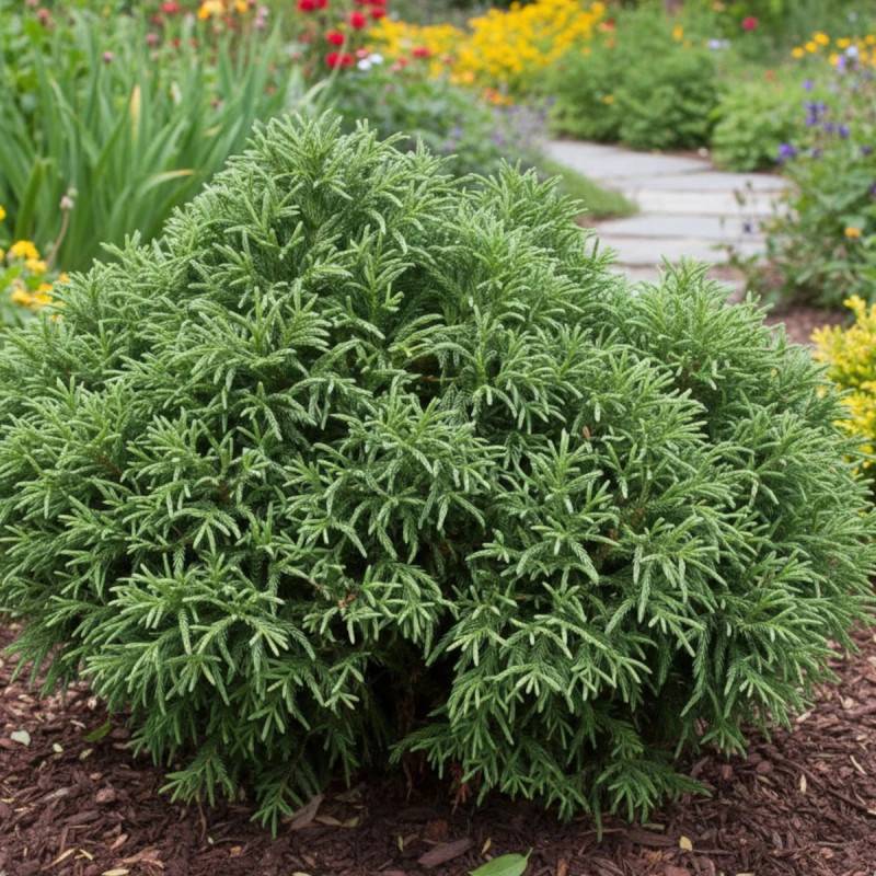 Cèdre du Japon Globosa Nana, Cryptomeria - Pot de 5L - 40/60 cm - Image 3
