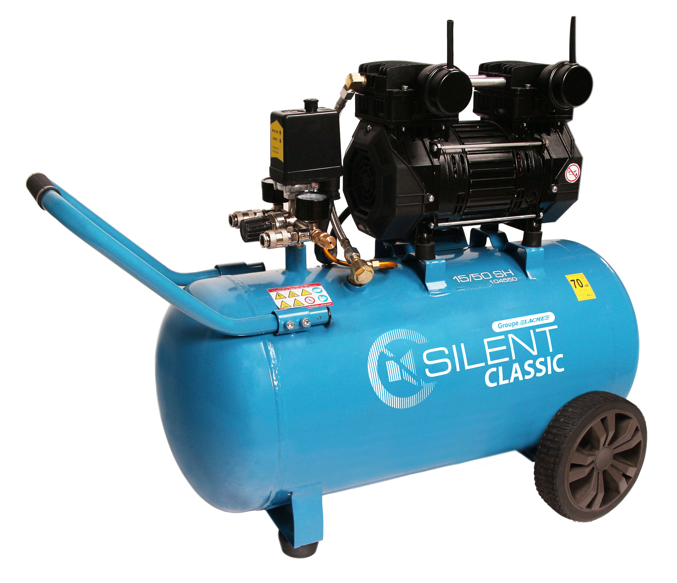 Compresseur d'air Silent Classic 15/50 SH - LACME - 104550